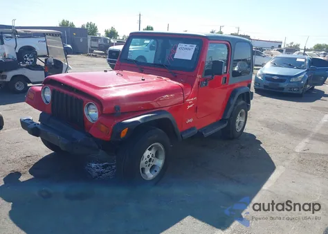1999 Jeep Wrangler Sport from USA, damaged, VIN 1J4FY19S2XP489428